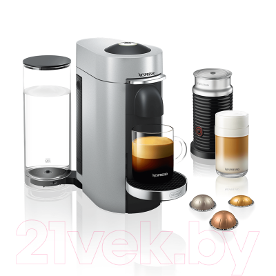 Капсульная кофеварка DeLonghi Nespresso Vertuo Plus Deluxe ENV155.S