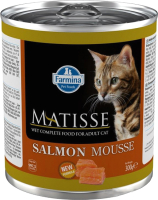 Влажный корм для кошек Farmina Matisse Mousse Salmon (300г) - 