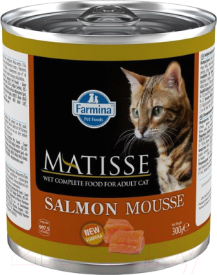 Влажный корм для кошек Farmina Matisse Mousse Salmon (300г)