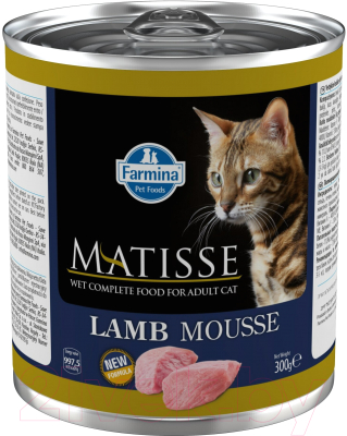 Влажный корм для кошек Farmina Matisse Mousse Lamb (300г)
