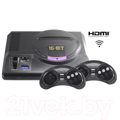 Игровая приставка Retro Genesis HD Ultra + 225 игр (черный)