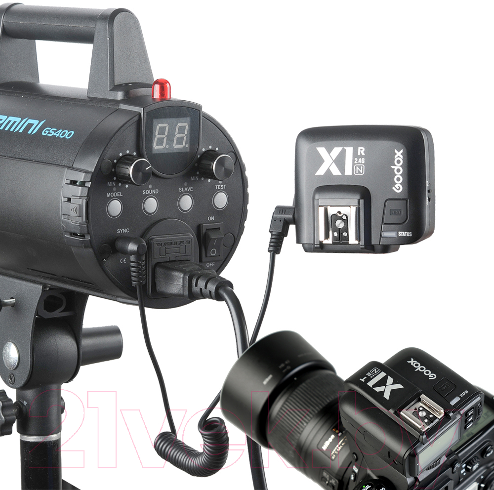 Синхронизатор для вспышки Godox X1R-N TTL для Nikon / 27911