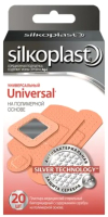 Пластырь медицинский Silkoplast Universal №20 стерильный бактерицидный с содержанием серебра  (20шт) - 