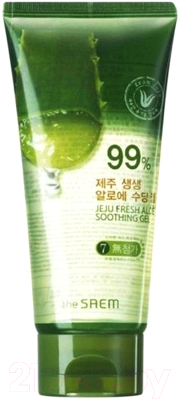Гель для тела The Saem Jeju Fresh Aloe Soothing Gel 99% универсальный увлажняющий Туба (300мл)