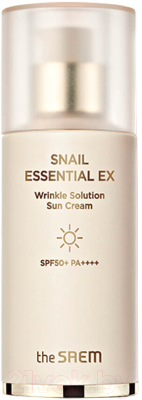 Крем солнцезащитный The Saem Snail Essential EX Wrinkle Solution Sun Cream SPF 50+ PA++++ (40мл)
