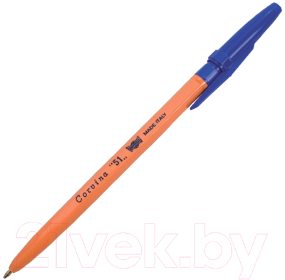 Ручка шариковая Carioca Corvina / 40163/02G (синий)
