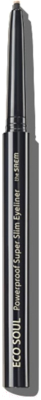 Подводка-фломастер для глаз The Saem Eco Soul Powerproof Super Slim Eyeliner BK01 Black (0.1г)