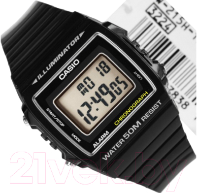 Часы наручные унисекс Casio W-215H-1A