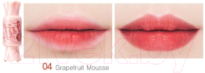 Тинт для губ The Saem Saemmul Mousse Candy Tint 04 Grapefruit Mousse (8г)