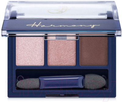 

Палетка теней для век Ffleur, Коричневый;розовый, Harmony тон 2