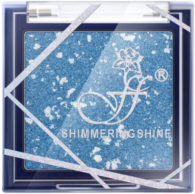 

Тени для век Ffleur, Синий;голубой, Shimmering Shine тон 4