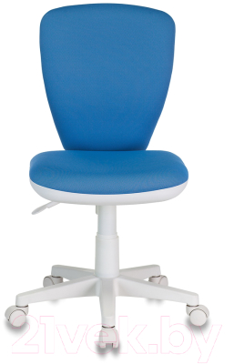 Кресло детское Бюрократ KD-W10 (голубой 26-24/пластик белый)