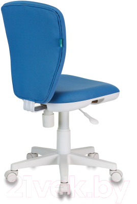 Кресло детское Бюрократ KD-W10 (голубой 26-24/пластик белый)