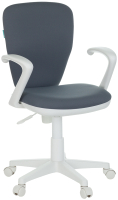 Кресло детское Бюрократ KD-W10AXSN (серый 26-25/пластик белый) - 