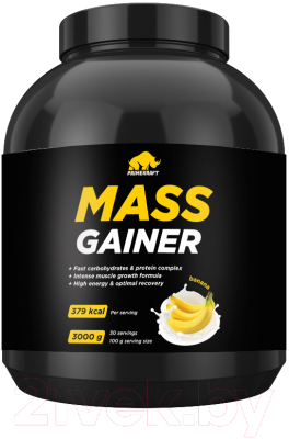 Гейнер Prime Kraft Mass Gainer (3кг банка, банан)