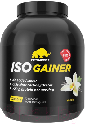 Prime Kraft Iso Mass Gainer Ваниль (3000г) Гейнер купить в Минске ...