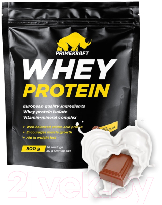 Протеин Prime Kraft Whey Молочный Шоколад (500г)