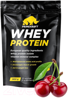 Протеин Prime Kraft Whey (900г, дикая вишня)