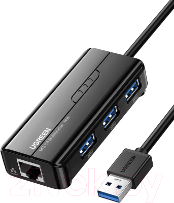 USB-хаб Ugreen 20265 (черный)