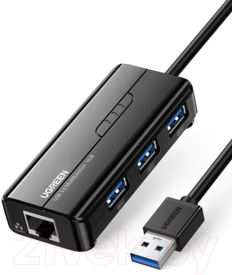 USB-хаб Ugreen 20265 (черный)