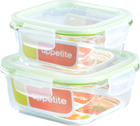 Набор контейнеров Appetite SLSG (зеленый) - 