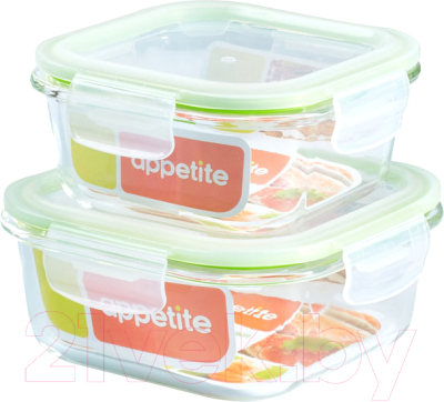 Набор контейнеров Appetite SLSG (зеленый)