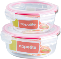 Набор контейнеров Appetite SLCF (розовый) - 