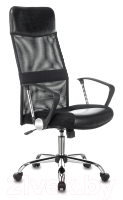 Кресло офисное Бюрократ CH-600SL (черный/сетка/ткань/хром)