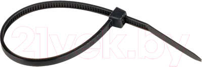 Стяжка для кабеля Компания Ряд Ленточный 3.6x300мм (100шт, черный)
