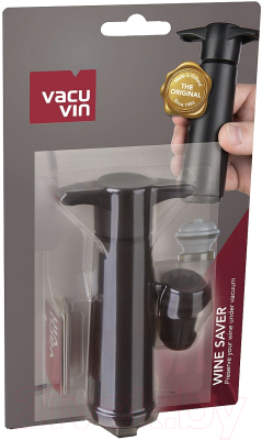 Устройство для вакуумизации бутылок VacuVin 0854460 (черный)