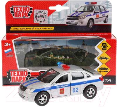 Автомобиль игрушечный Технопарк Lada Granta. Полиция / SB-16-41-P