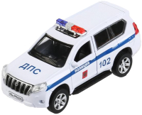 Автомобиль игрушечный Технопарк Toyota Полиция / PRADO-P-WH (белый) - 