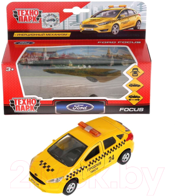 Автомобиль игрушечный Технопарк Ford Focus. Такси / SB-17-81-FF-T-WB