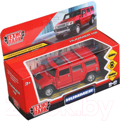 Автомобиль игрушечный Технопарк Hummer H2 / HUM2-12-RD (красный)