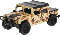 

Автомобиль игрушечный Технопарк, Hummer H1 Пикап с овчаркой / SB-18-09-H1-M(DY)+DOG-WB