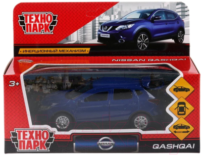 Автомобиль игрушечный Технопарк Nissan Qashqai / QASHQAI-BU (синий)