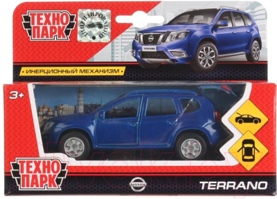 Автомобиль игрушечный Технопарк Nissan Terrano / SB-17-47-NT-N(BU)-WB (синий)