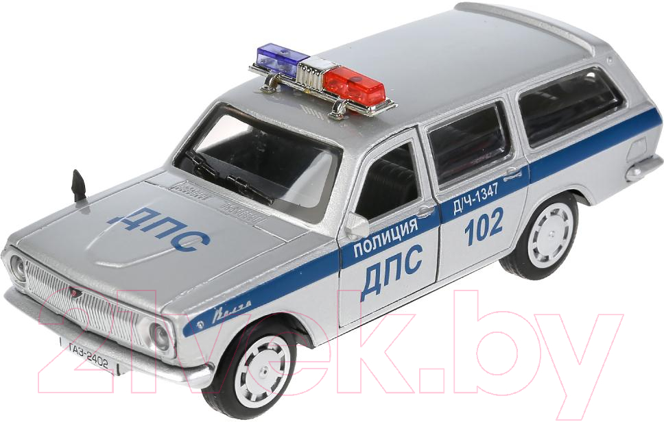 Автомобиль игрушечный Технопарк Газ 2402 Волга Полиция / 2402-12POL-SR