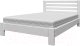 Полуторная кровать Bravo Мебель Вероника 120x200 (белый античный) - 