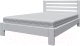 Полуторная кровать Bravo Мебель Вероника 140x200 (белый античный) - 