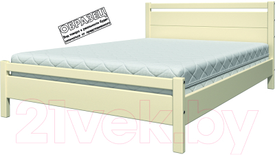 Односпальная кровать Bravo Мебель Вероника 1 90x200 (слоновая кость)