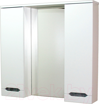Шкаф с зеркалом для ванной СанитаМебель Сизаль 14.800