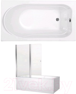 

Ванна акриловая Aquanet, West 140x70 204052 + Alfa 4 NF6222-pivot 196049 / 240104