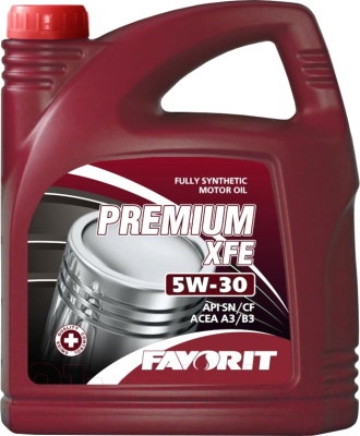 Моторное масло Favorit Premium XFE 5W30 API SN/CF / 57203 (4л)