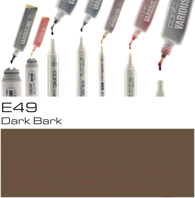 Заправка для маркера Copic E-49 / 20076122 (темная кора)
