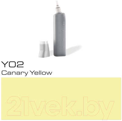 Заправка для маркера Copic Y-02 / 20076146 (желтая канарейка)