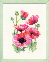 Набор для вышивания Риолис Розовые маки / 1775 - 