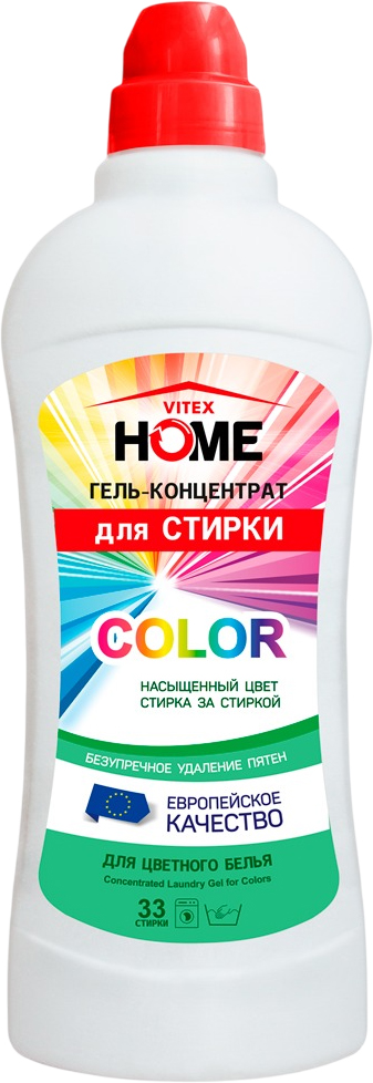Гель для стирки Витэкс Home Color для цветного белья (1л)