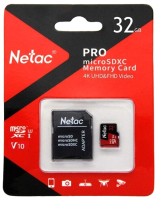 Карта памяти Netac MicroSD 32GB Extreme Pro (NT02P500PRO-032G-R) - 