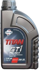 Моторное масло Fuchs Titan GT1 Pro RN17 5W30 / 601884481 (1л)